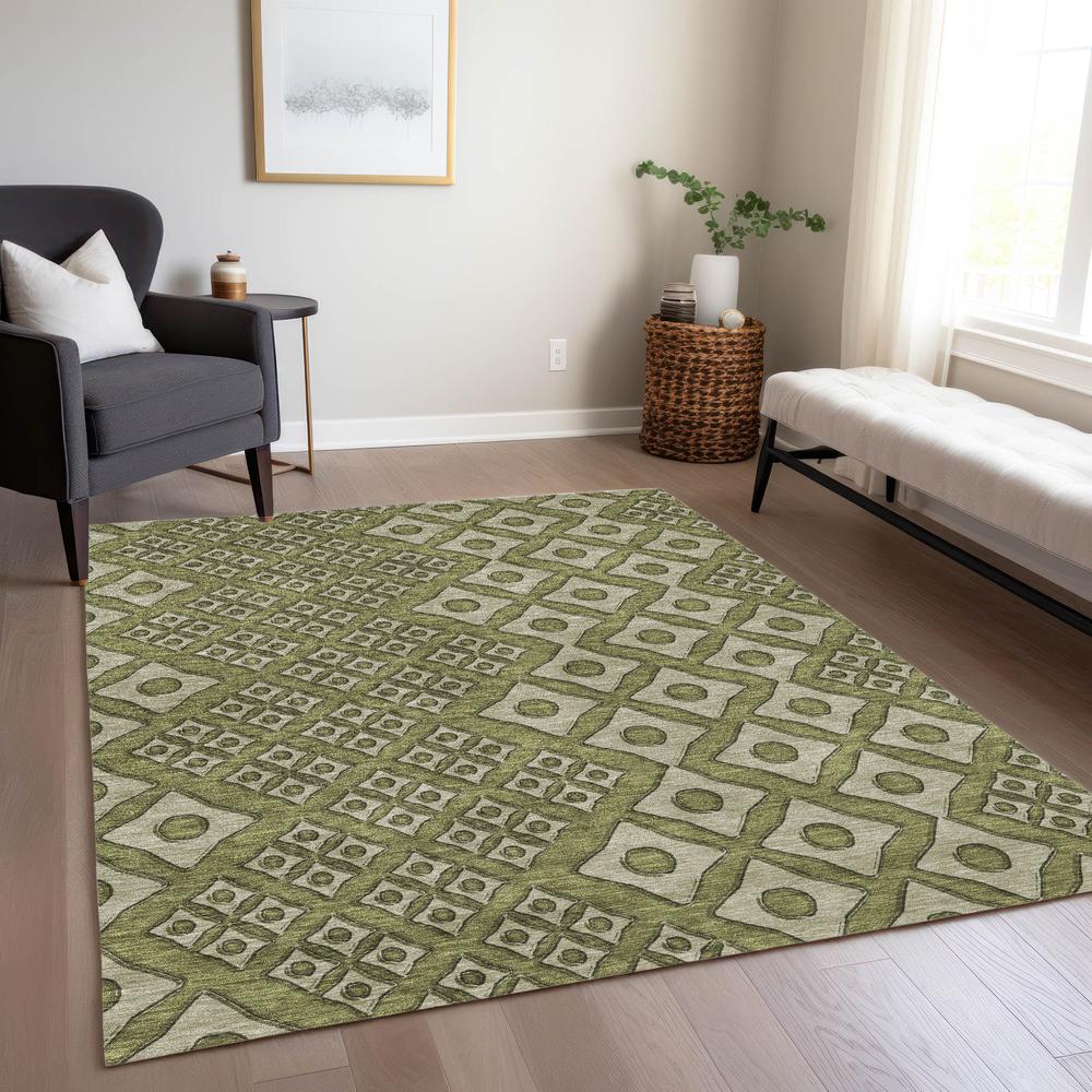 Chantille ACN866 Green 5' x 7'6" Rug. Picture 6