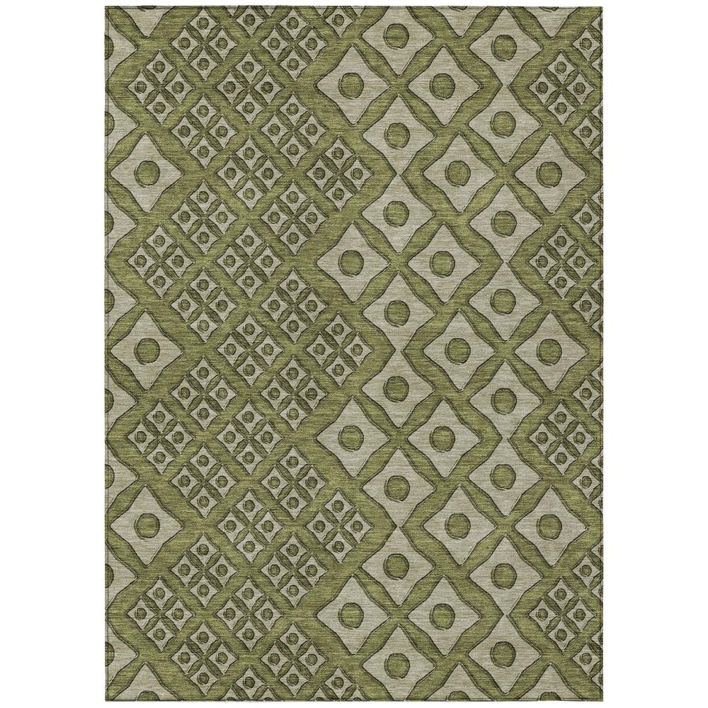 Chantille ACN866 Green 5' x 7'6" Rug. Picture 1