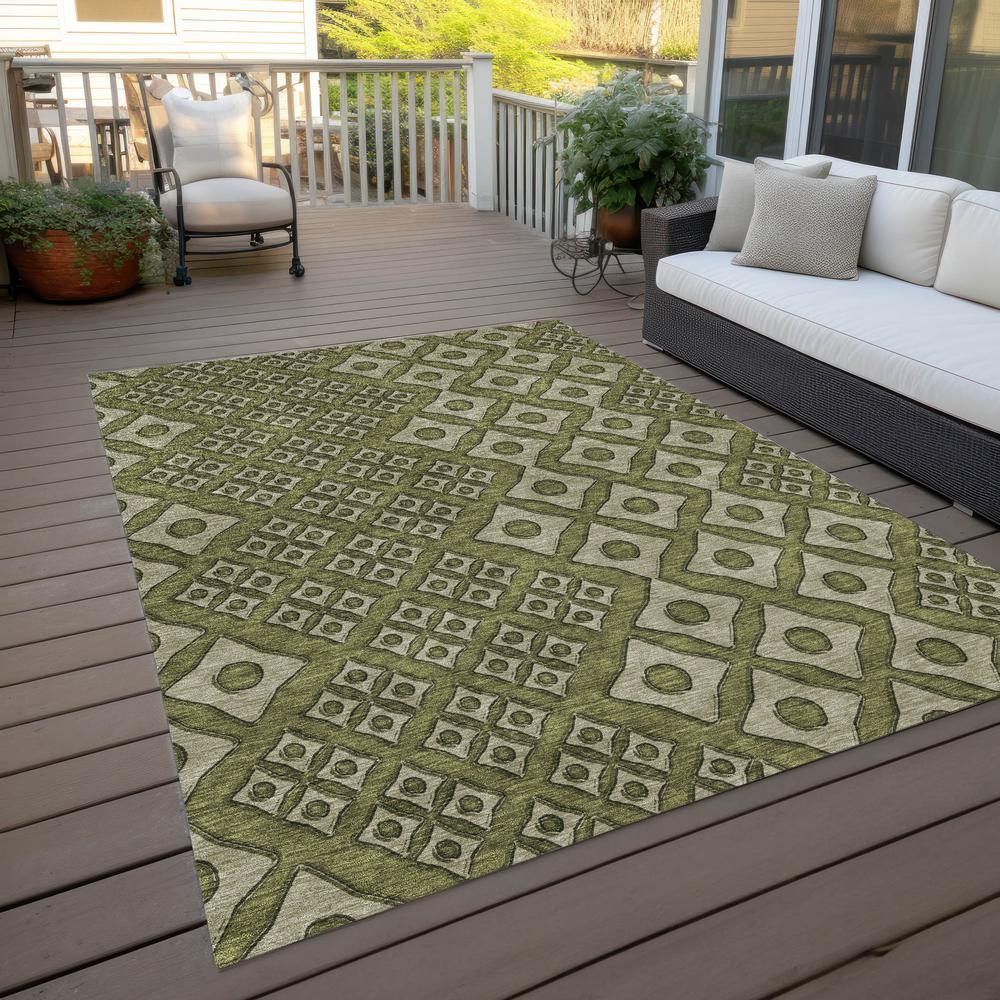 Chantille ACN866 Green 5' x 7'6" Rug. Picture 8