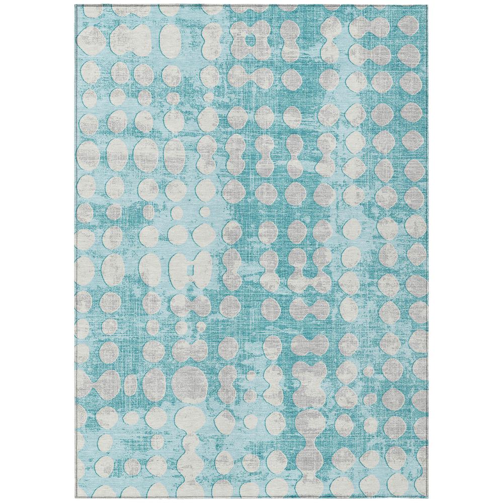 Chantille ACN869 Teal 5' x 7'6" Rug. Picture 1
