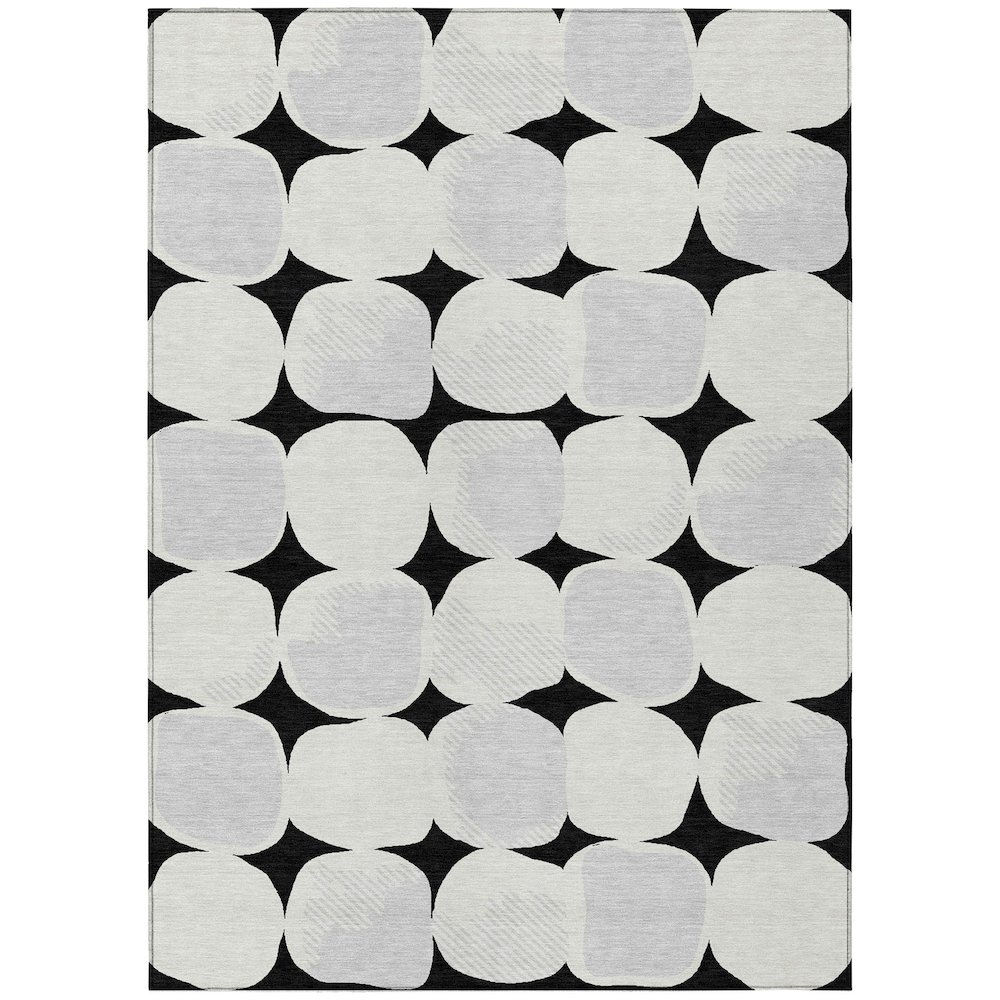 Chantille ACN870 Black 5' x 7'6" Rug. Picture 1