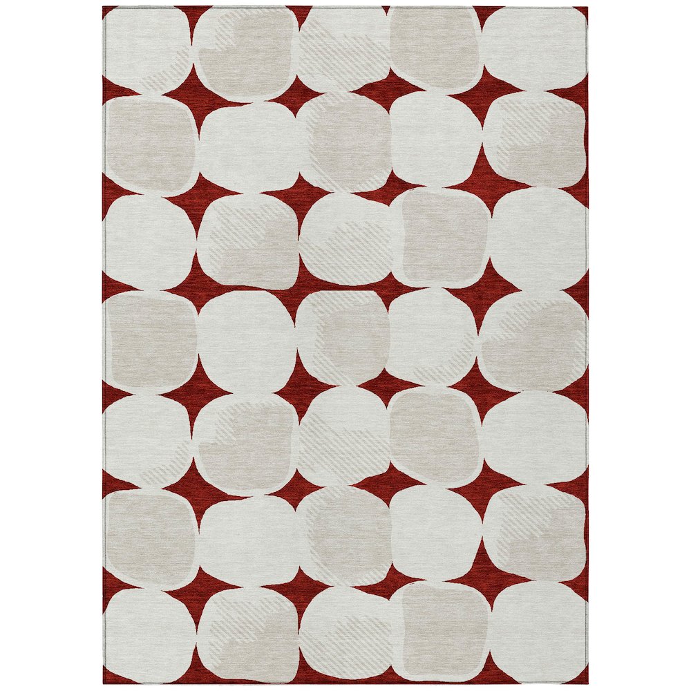 Chantille ACN870 Red 5' x 7'6" Rug. Picture 1
