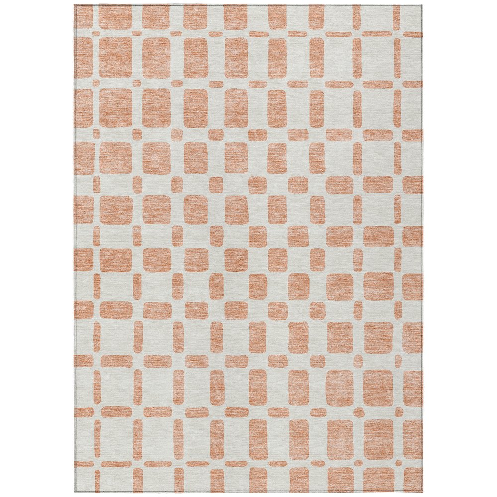 Chantille ACN871 Orange 5' x 7'6" Rug. Picture 1