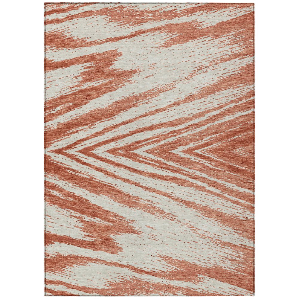 Chantille ACN876 Orange 5' x 7'6" Rug. Picture 1