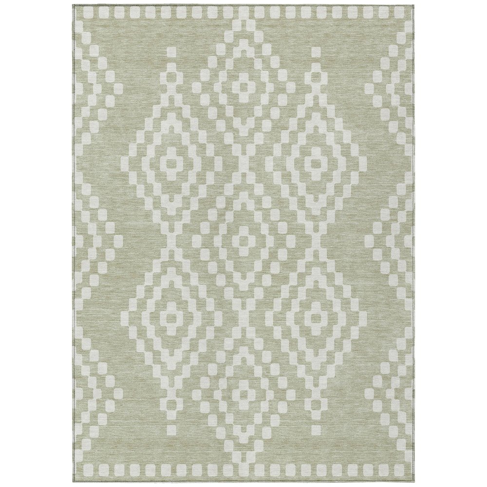 Chantille ACN891 Green 5' x 7'6" Rug. Picture 1