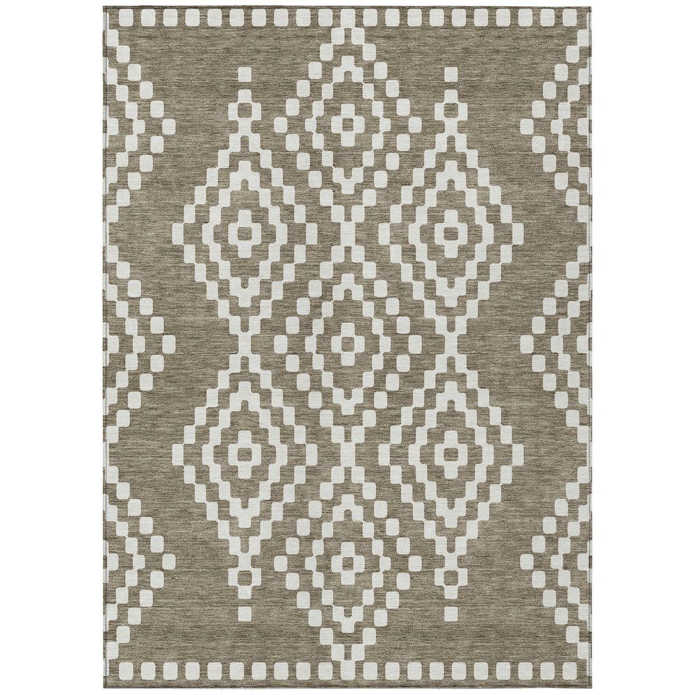 Chantille ACN891 Brown 5' x 7'6" Rug. Picture 1