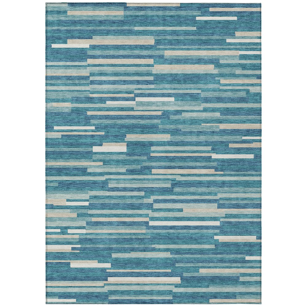 Chantille ACN894 Teal 5' x 7'6" Rug. Picture 1