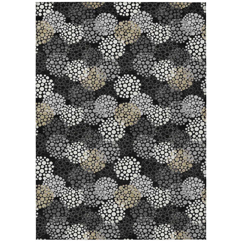 Chantille ACN908 Black 5' x 7'6" Rug. Picture 1