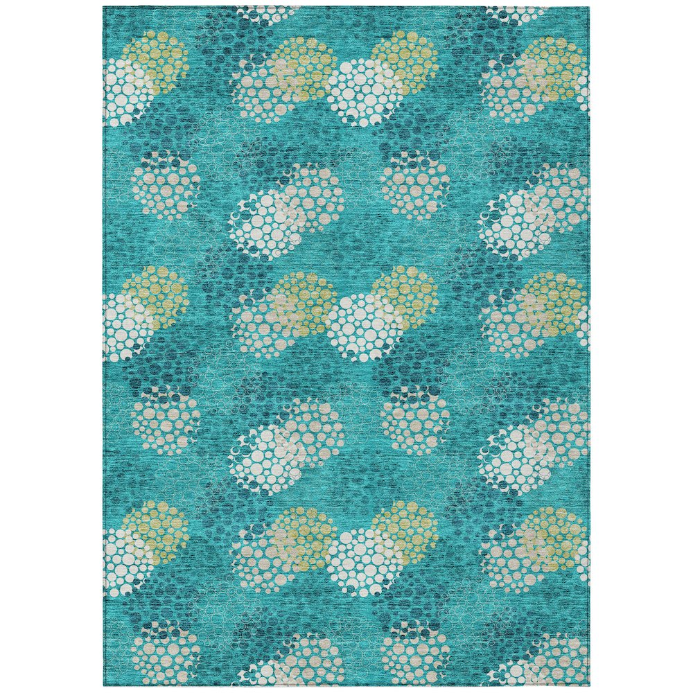 Chantille ACN908 Green 5' x 7'6" Rug. Picture 1