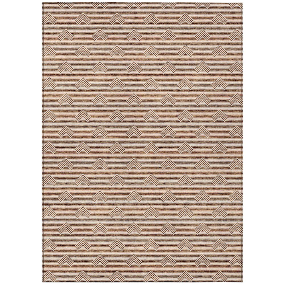 Chantille ACN910 Orange 5' x 7'6" Rug. Picture 1