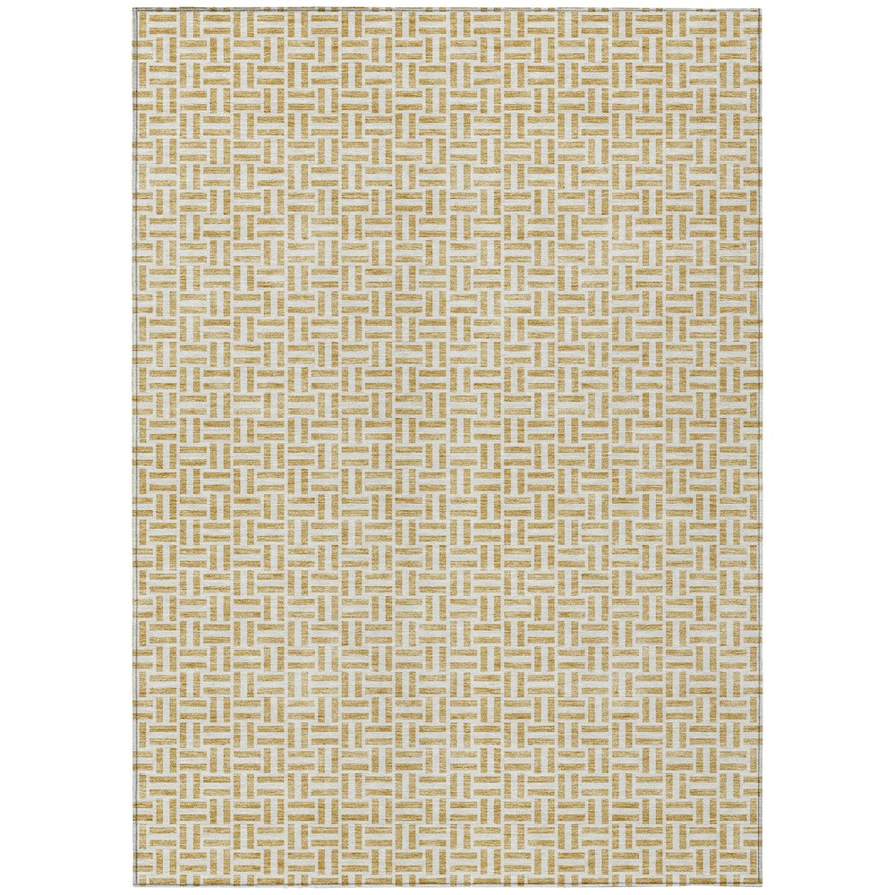 Chantille ACN911 Gold 5' x 7'6" Rug. Picture 1