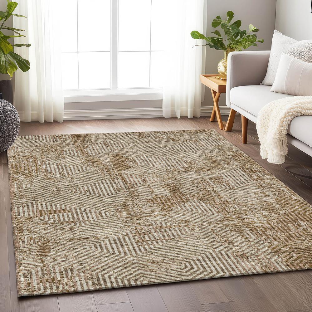 Chantille ACN912 Brown 5' x 7'6" Rug. Picture 5