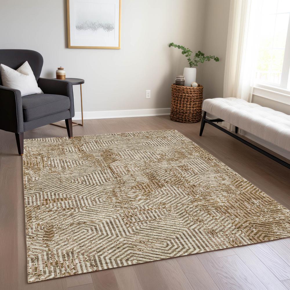 Chantille ACN912 Brown 5' x 7'6" Rug. Picture 6