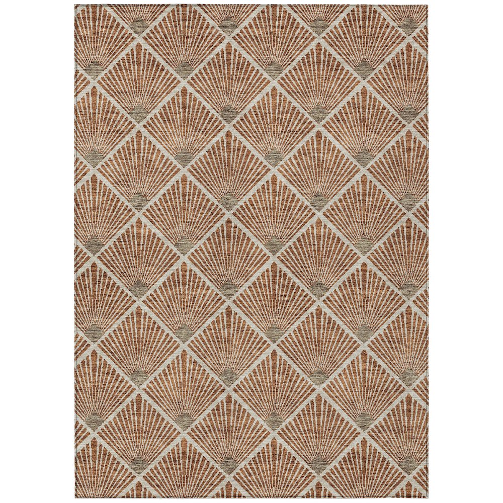 Chantille ACN914 Orange 5' x 7'6" Rug. Picture 1