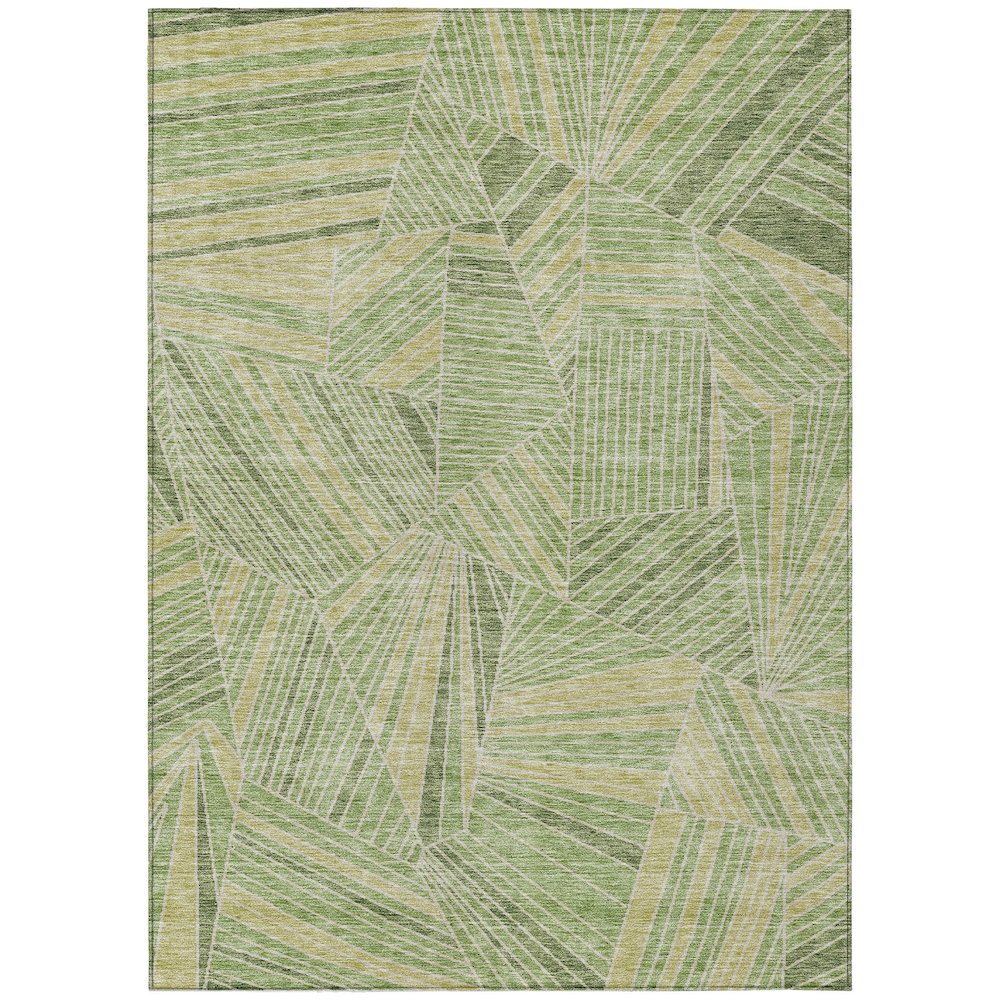 Chantille ACN915 Green 5' x 7'6" Rug. Picture 1