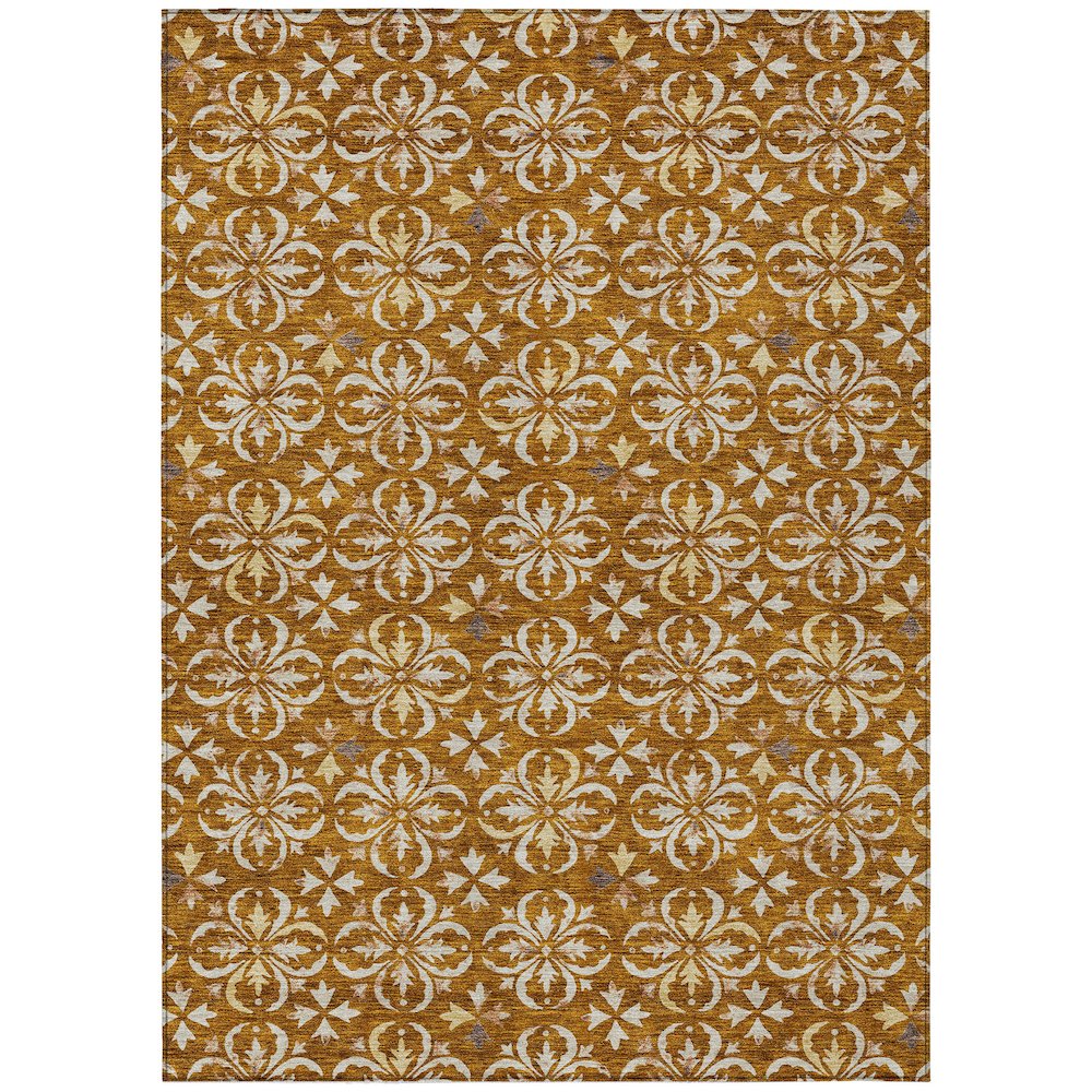 Chantille ACN930 Orange 5' x 7'6" Rug. Picture 1