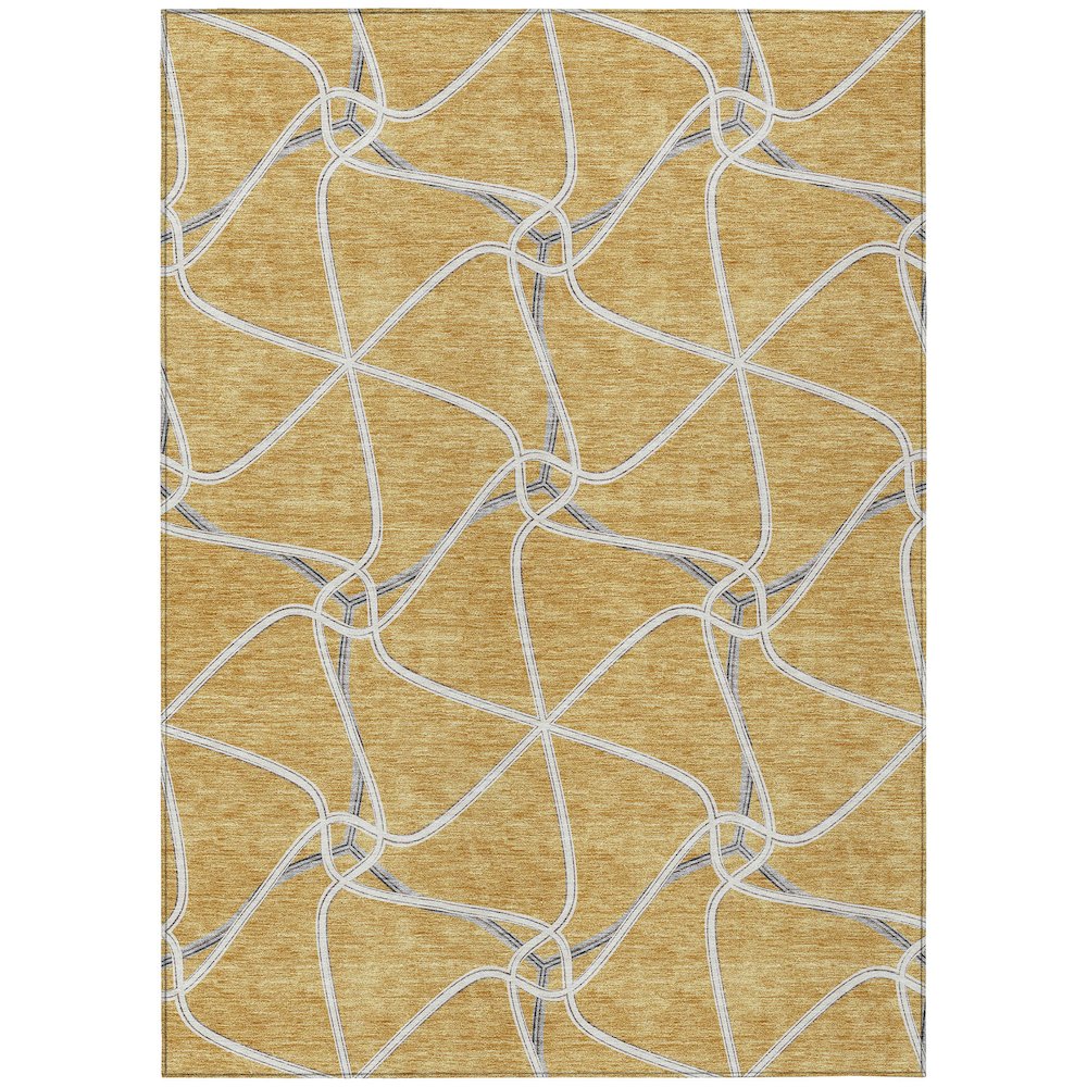 Chantille ACN948 Gold 5' x 7'6" Rug. Picture 1
