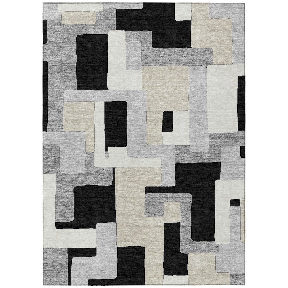 Chantille ACN955 Black 5' x 7'6" Rug. Picture 1