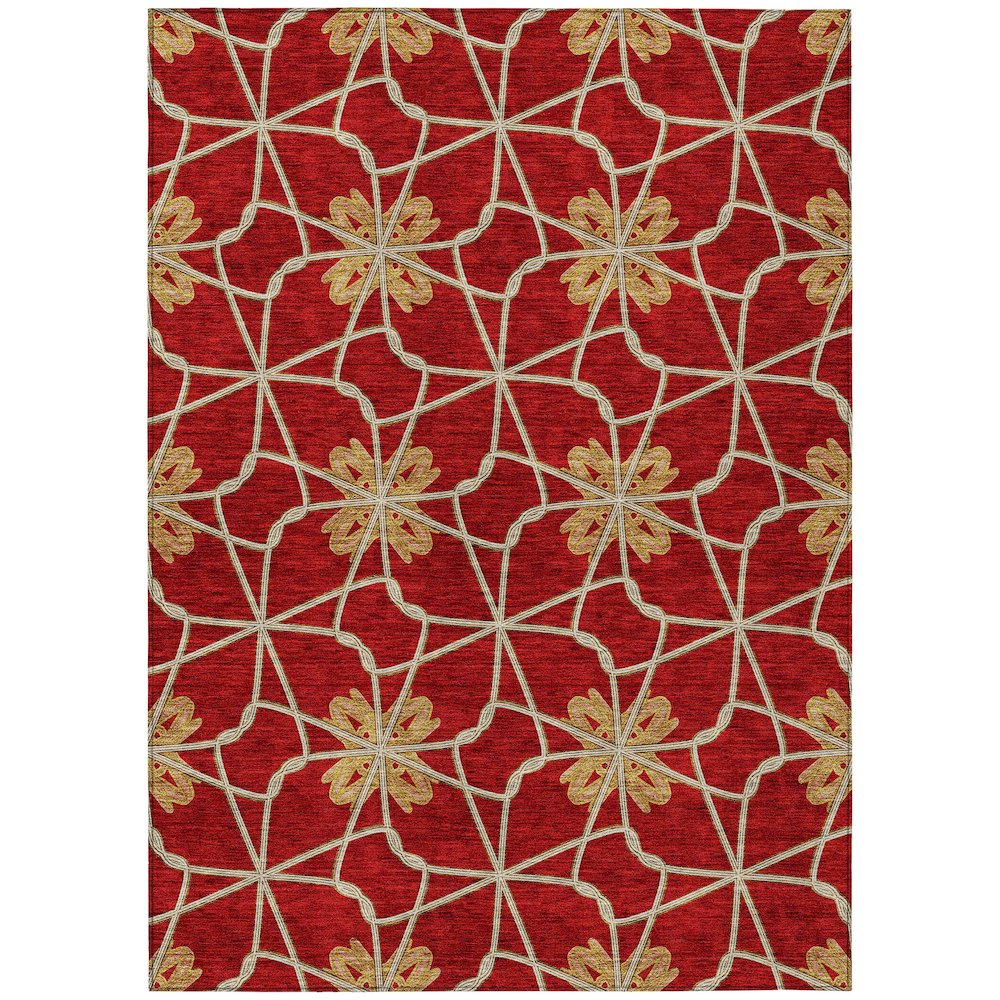 Chantille ACN958 Orange 5' x 7'6" Rug. Picture 1