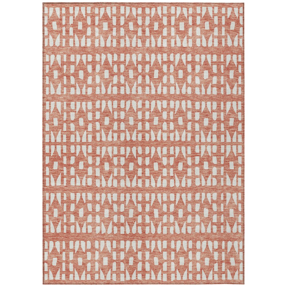 Chantille ACN963 Orange 5' x 7'6" Rug. Picture 1