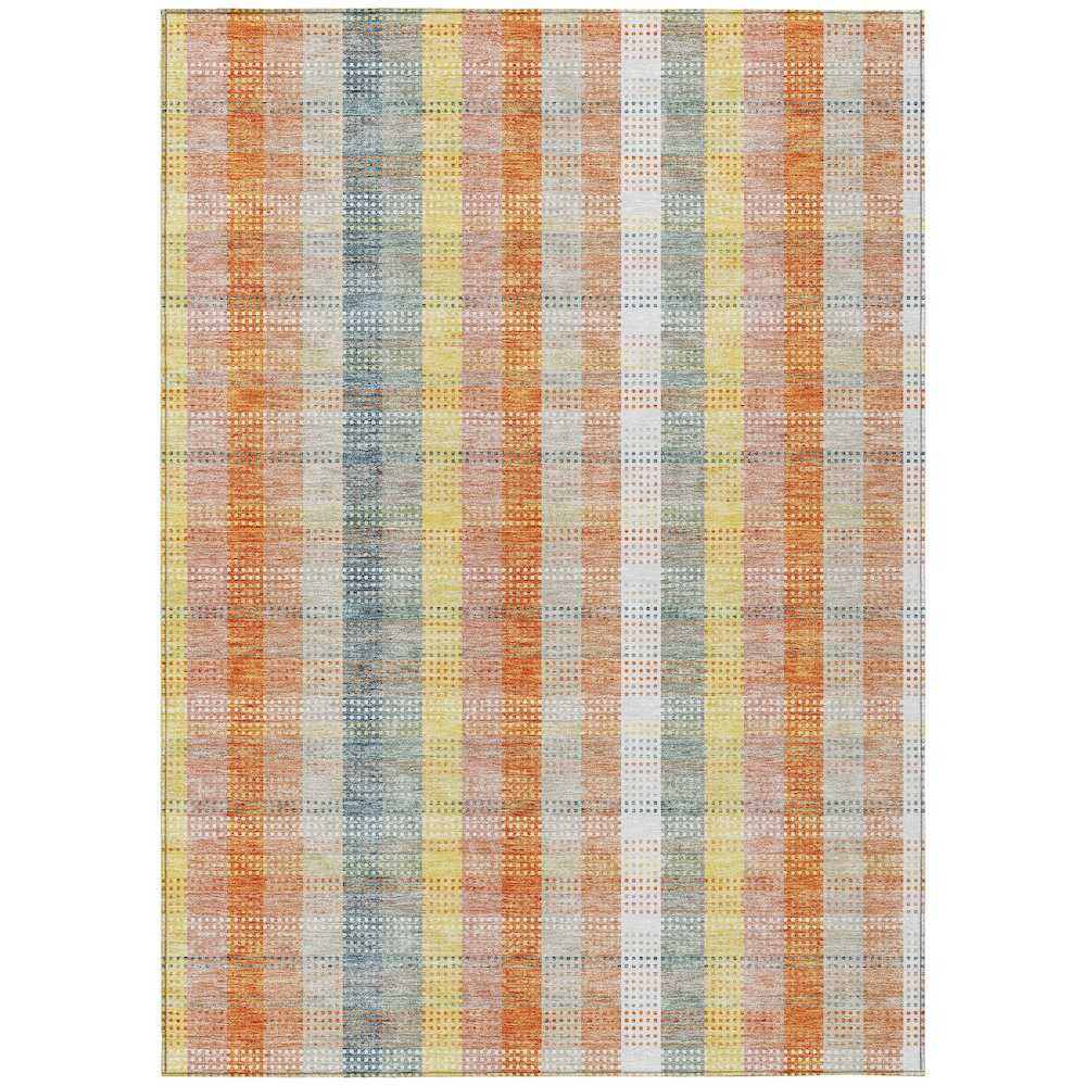 Chantille ACN966 Orange 5' x 7'6" Rug. Picture 1