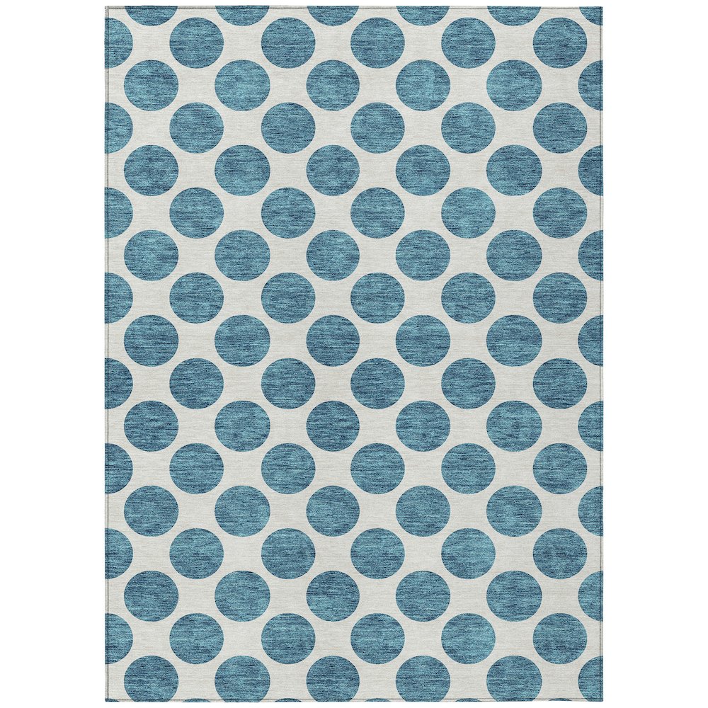 Chantille ACN980 Teal 5' x 7'6" Rug. Picture 1