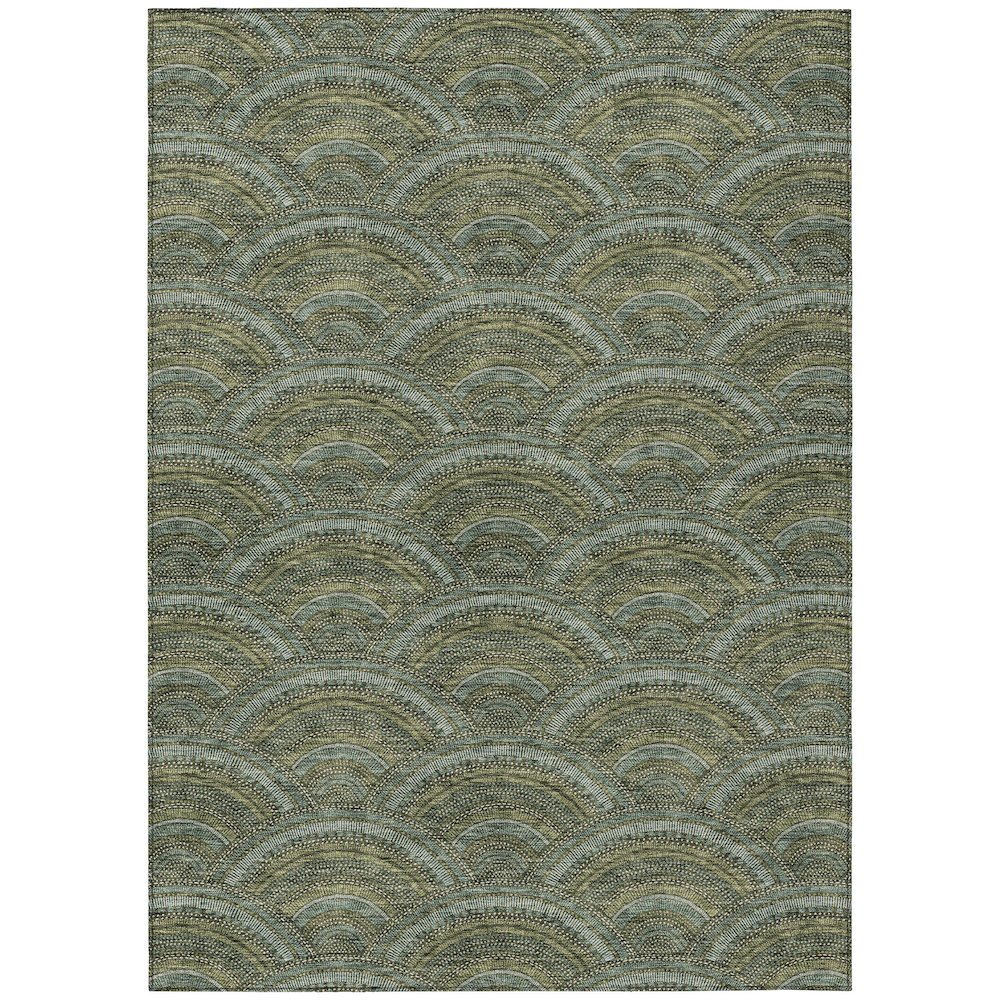 Chantille ACN984 Green 5' x 7'6" Rug. Picture 1