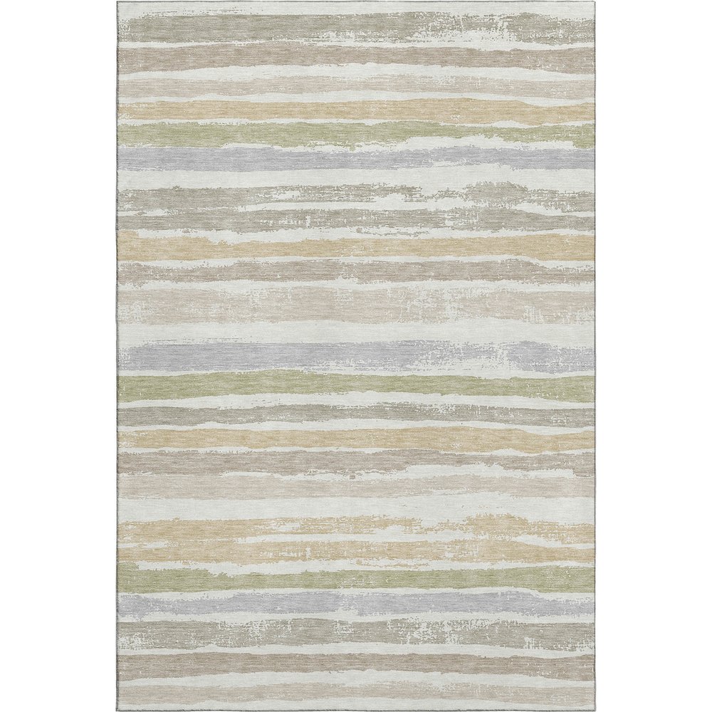 Premium Machine Washable Mayfield AMF1019 Ivory 5' x 7'6" Rug. Picture 1