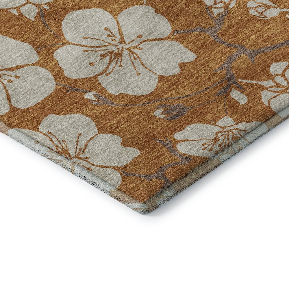 Premium Machine Washable Mayfield AMF1032 Paprika 2'6" x 3'10" Rug. Picture 3