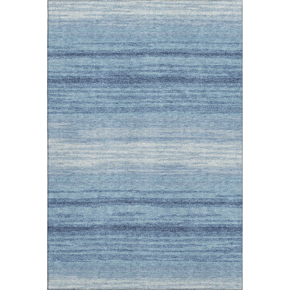 Premium Machine Washable Mayfield AMF1033 Blue 5' x 7'6" Rug. Picture 1