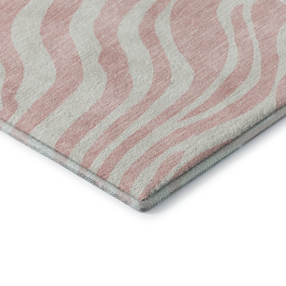 Premium Machine Washable Mayfield AMF1042 Pink 2'6" x 3'10" Rug. Picture 3