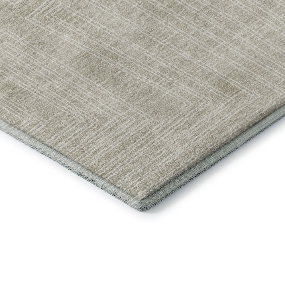 Premium Machine Washable Mayfield AMF1045 Beige 2'6" x 3'10" Rug. Picture 3