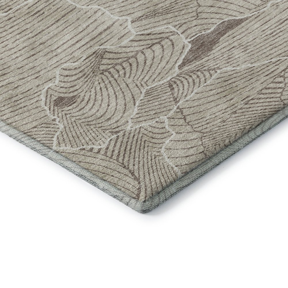 Premium Machine Washable Mayfield AMF1048 Beige 2'6" x 3'10" Rug. Picture 3
