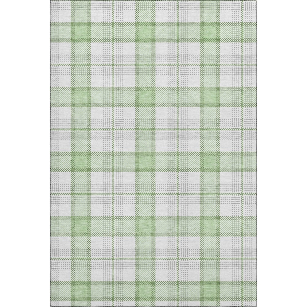 Premium Machine Washable Mayfield AMF1052 Mint 5' x 7'6" Rug. Picture 1