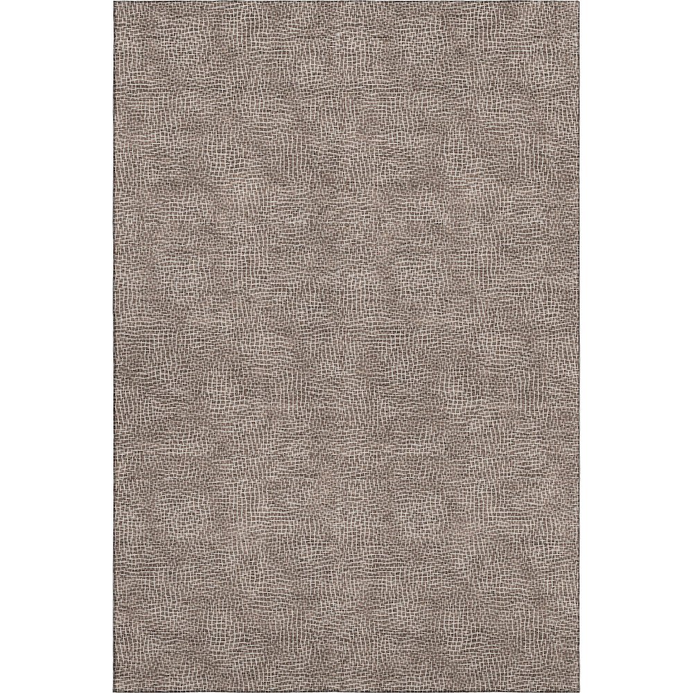 Premium Machine Washable Mayfield AMF1057 Brown 5' x 7'6" Rug. Picture 1