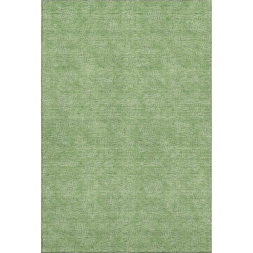 Premium Machine Washable Mayfield AMF1057 Green 5' x 7'6" Rug. Picture 1