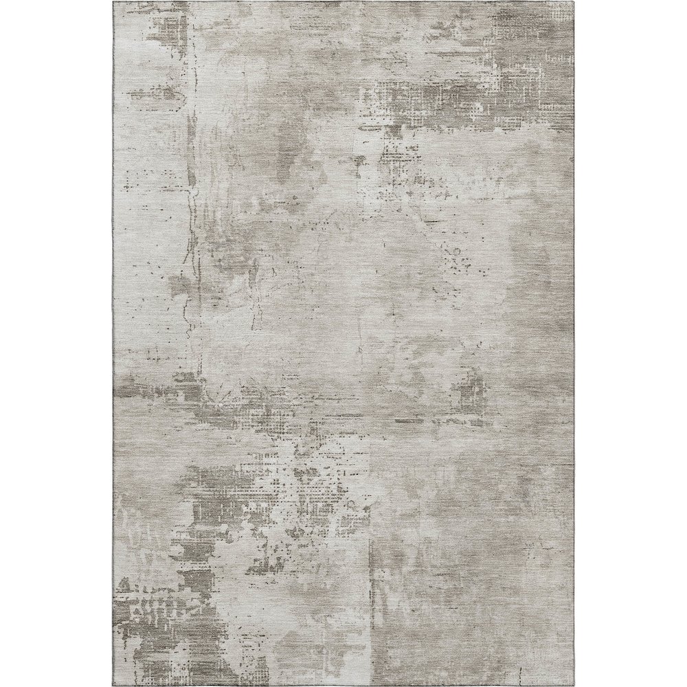 Premium Machine Washable Mayfield AMF1062 Beige 5' x 7'6" Rug. Picture 1