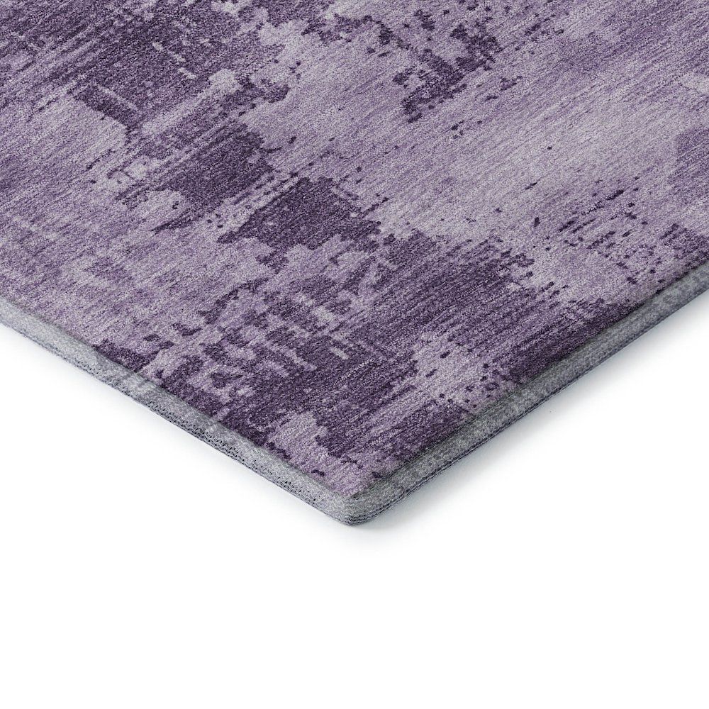 Premium Machine Washable Mayfield AMF1062 Lavender 2'6" x 3'10" Rug. Picture 3