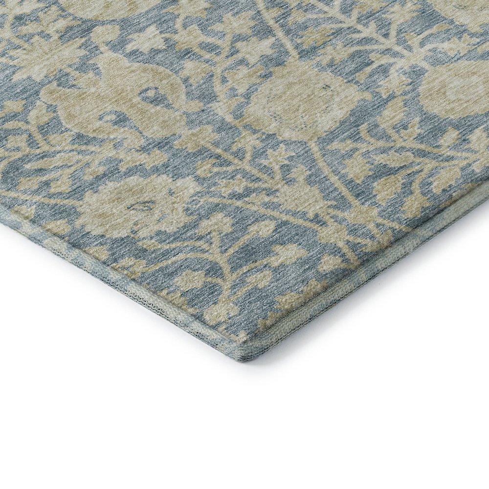 Premium Machine Washable Mayfield AMF1086 Sky 2'6" x 3'10" Rug. Picture 3
