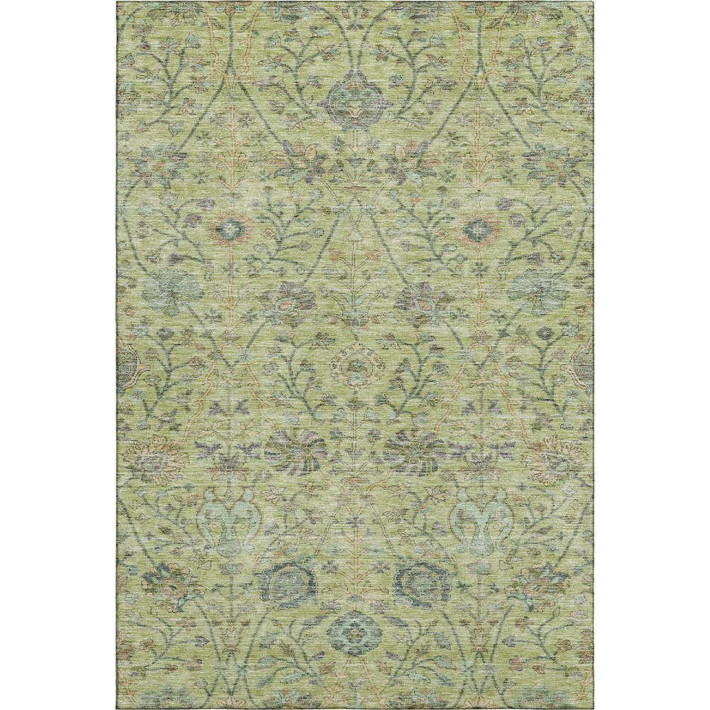 Premium Machine Washable Mayfield AMF1087 Mint 5' x 7'6" Rug. Picture 1