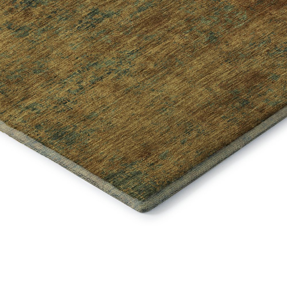 Premium Machine Washable Mayfield AMF1093 Copper 2'6" x 3'10" Rug. Picture 3