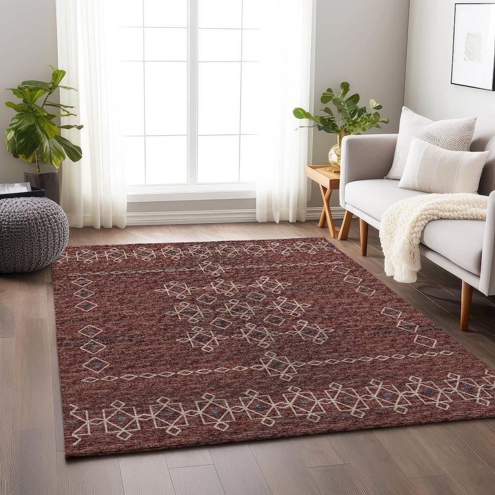 Premium Machine Washable Mayfield  Canyon 5' x 7'6" Rug. Picture 5