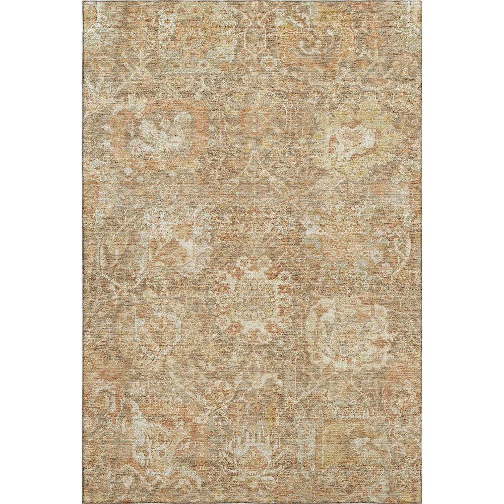 Premium Machine Washable Mayfield AMF1101 Khaki 5' x 7'6" Rug. Picture 1