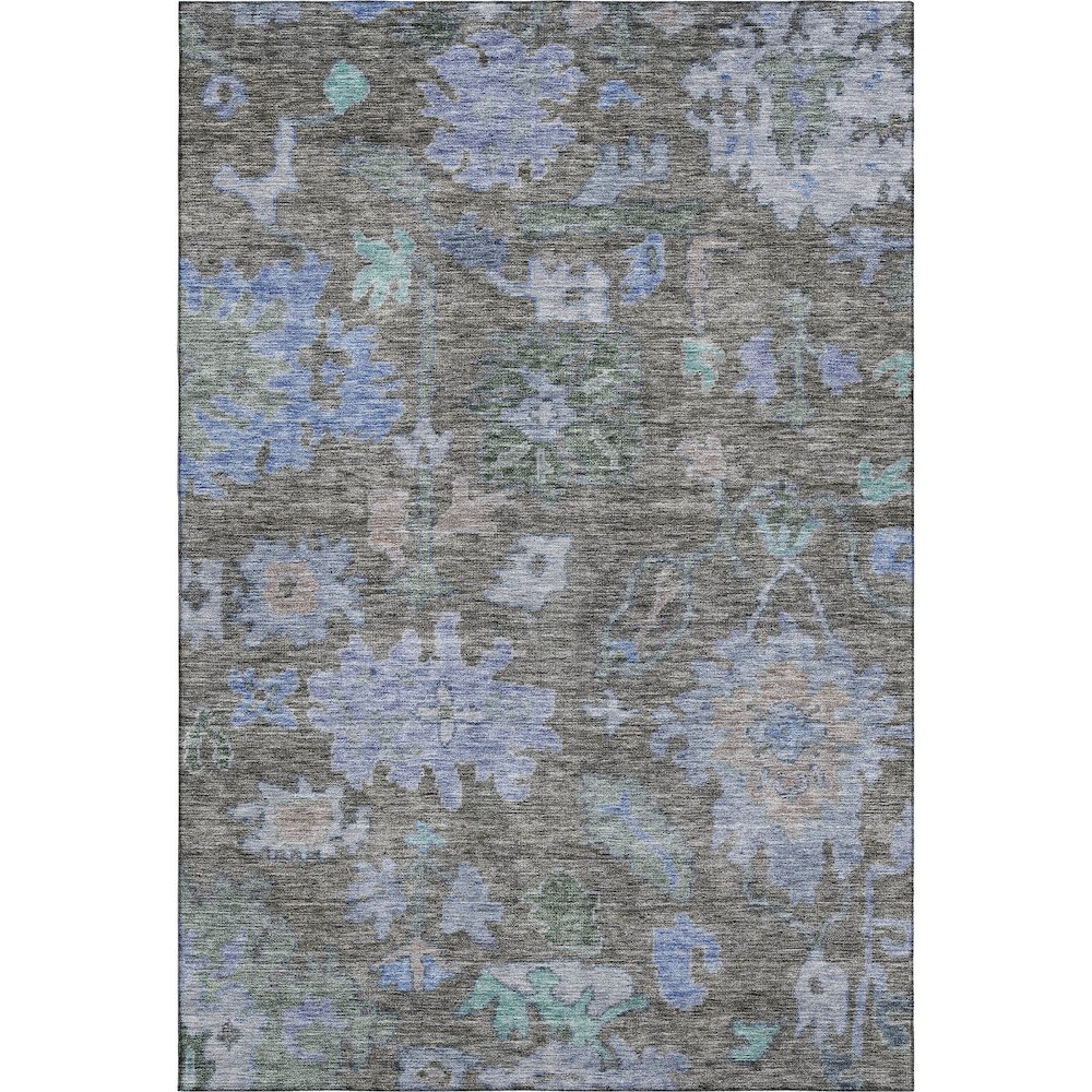 Premium Machine Washable Mayfield AMF1108 Taupe 5' x 7'6" Rug. Picture 1