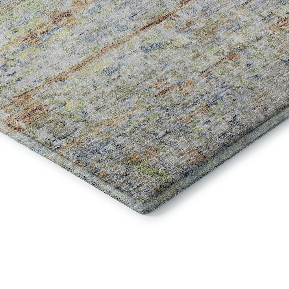 Premium Machine Washable Mayfield AMF1127 Copper 2'6" x 3'10" Rug. Picture 3