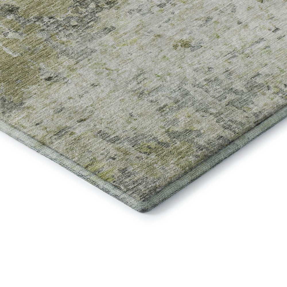 Premium Machine Washable Mayfield AMF1129 Aloe 2'6" x 3'10" Rug. Picture 3