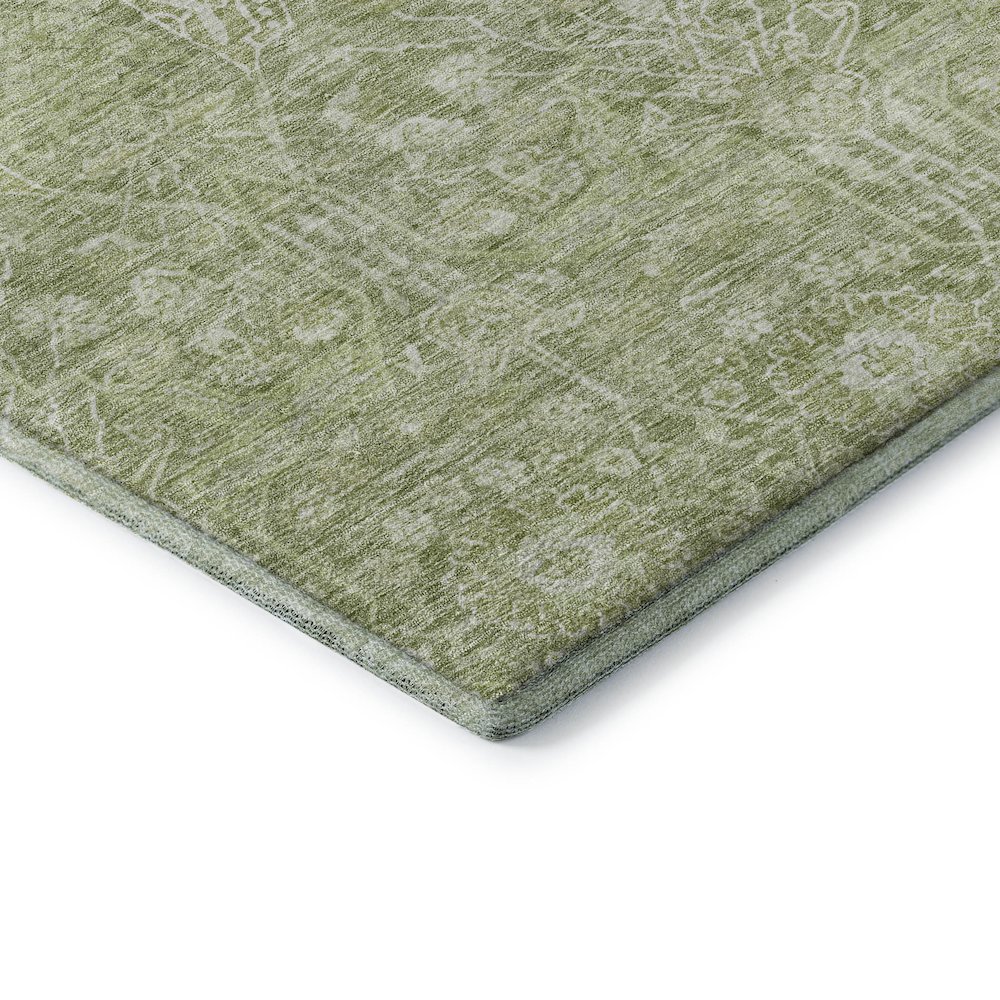 Premium Machine Washable Mayfield AMF1133 Aloe 2'6" x 3'10" Rug. Picture 3