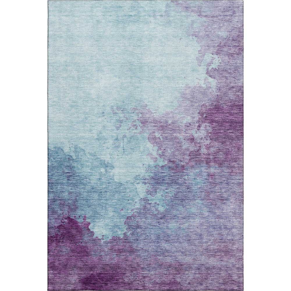 Premium Machine Washable Mayfield AMF1138 Sky 5' x 7'6" Rug. Picture 1
