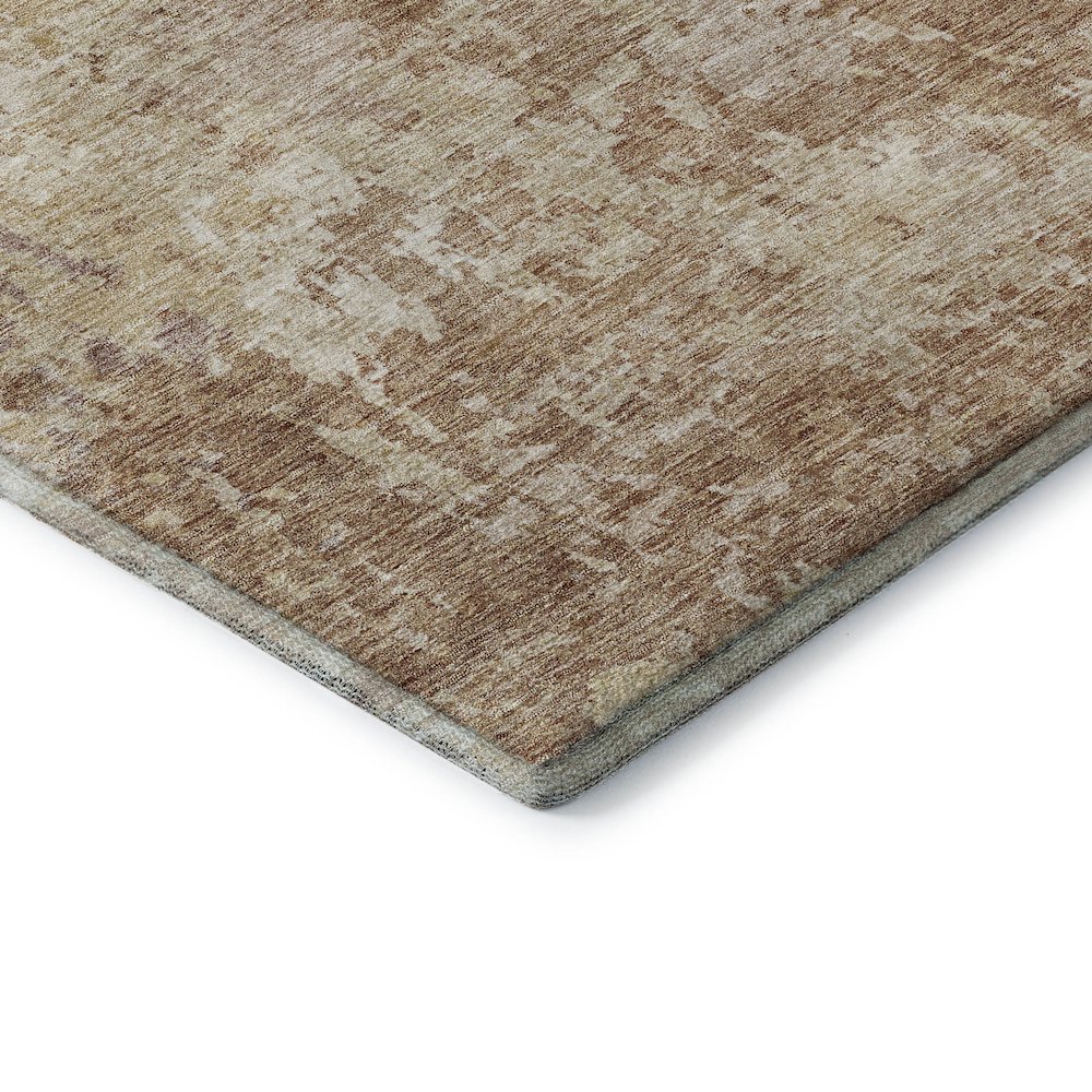 Premium Machine Washable Mayfield AMF1162 Copper 2'6" x 3'10" Rug. Picture 3
