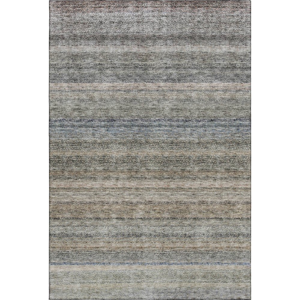 Premium Machine Washable Mayfield AMF1167 Taupe 5' x 7'6" Rug. Picture 1